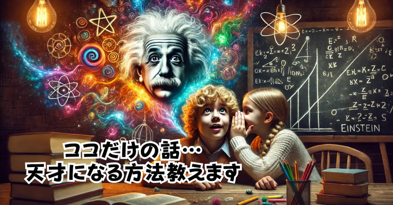 ココだけの話天才になる方法教えます