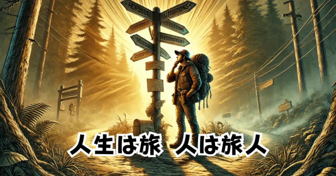 人生は旅、人は旅人
