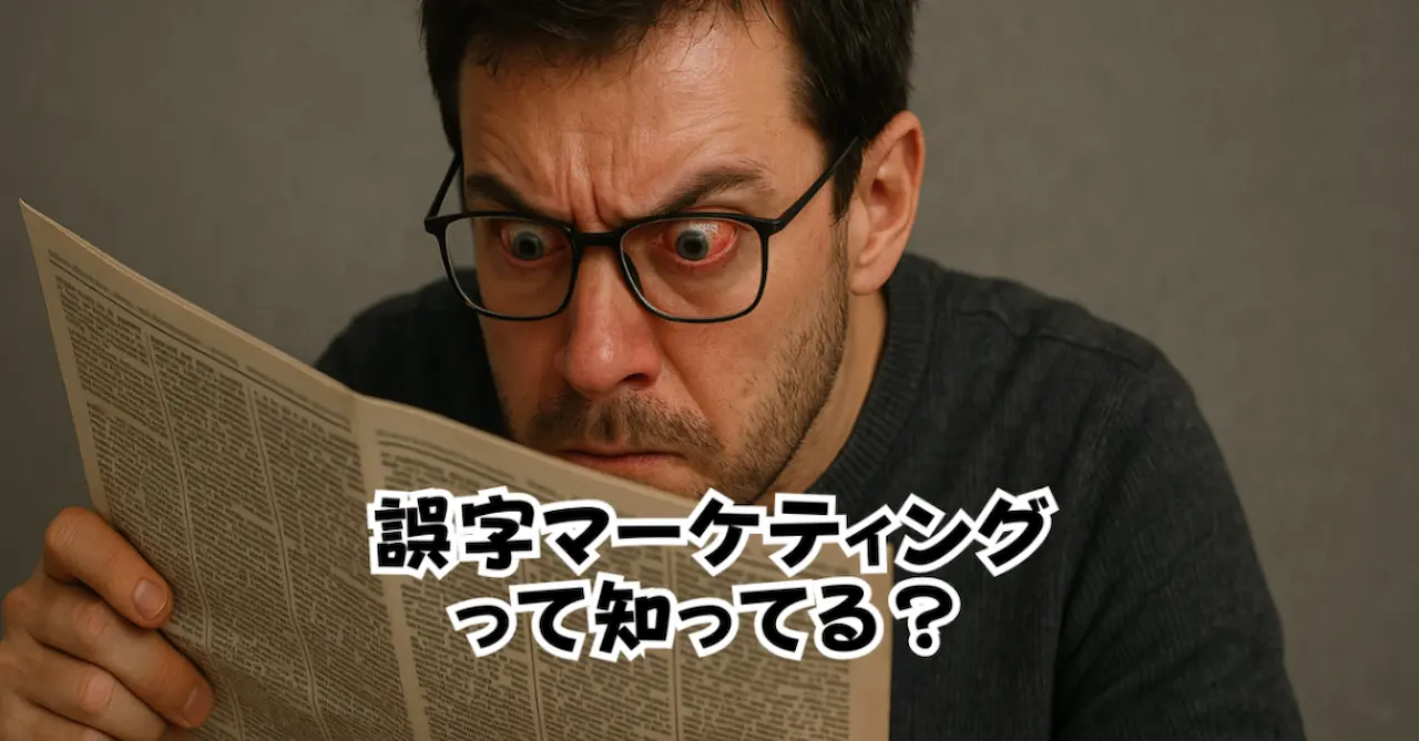 誤字マーケティングって知ってる？