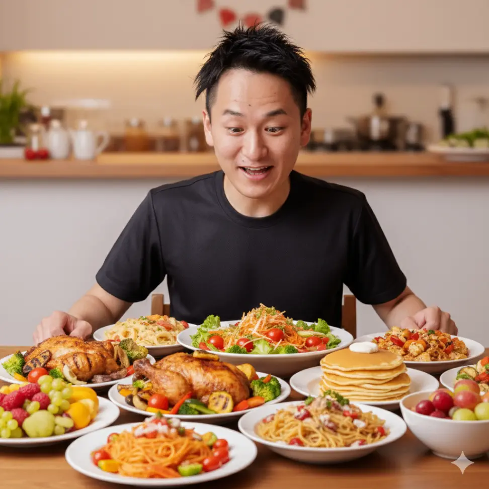 たくさんの料理